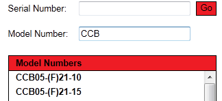 Model Number Filter 