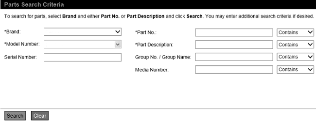 Parts Search